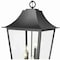 Z-Lite Gannon 5 Light Outdoor Chain Mount Ceiling Fixture, 16in. W x 35.75in. H, Black 5008CHXXL-BK - alternate 3